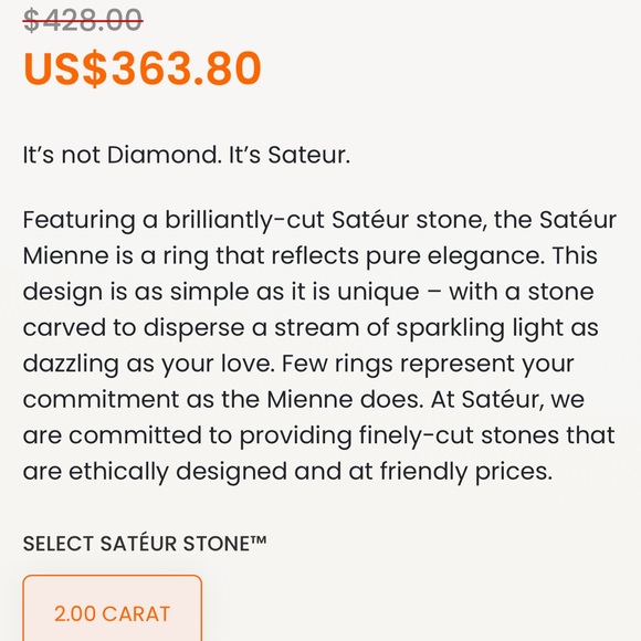 Satéur Destinée Ring - Picture 3 of 6